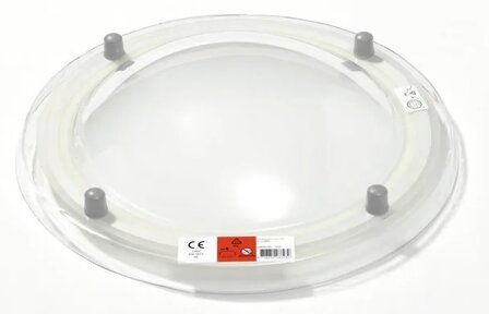 Ronde lichtkoepel 2-wandig polycarbonaat dagmaat 100cm