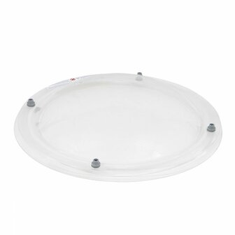 Ronde lichtkoepel 1-wandig polycarbonaat dagmaat 180cm