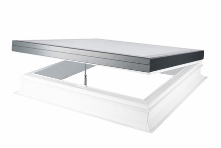 Velux lichtkoepel HR++ vlak glas | ventilatie | 70x70cm