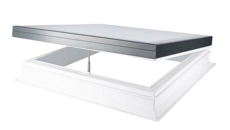 Velux lichtkoepel HR++ vlak glas | elektrisch | 60x60cm