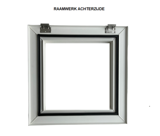 Los raamwerk ventilatie | dakluik voor lichtkoepel 100x100cm