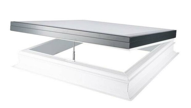 Velux lichtkoepel HR++ vlak glas | elektrisch | 70x70cm