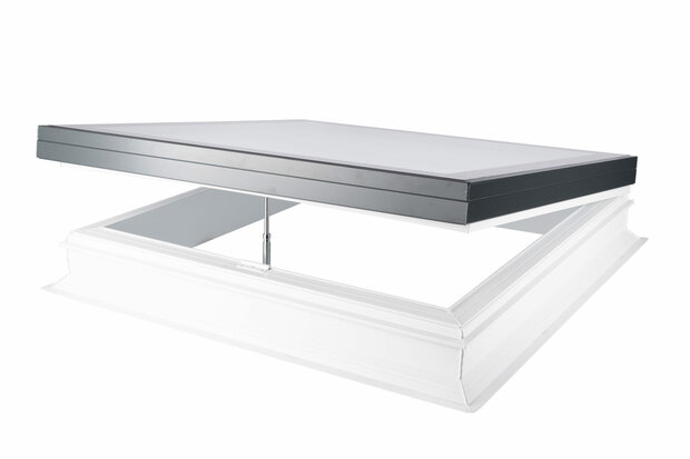 Velux lichtkoepel HR++ vlak glas | ventilatie | 60x120cm