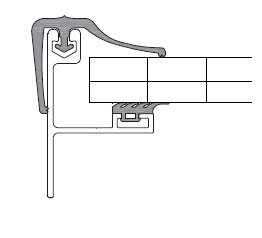 Polycarbonaat dak B500xD350cm bouwpakket + 16mm kanaalplaten