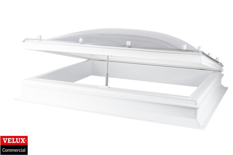 RO16 PVC rechte ventilatie opstand voor lichtkoepel 100x130cm 