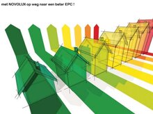 Novolux ISO-raam voor lichtkoepel dagmaat 40x100cm