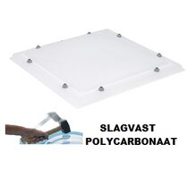 Lichtkoepel polycarbonaat dubbelwandig dagmaat 75x75cm