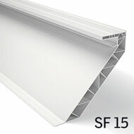 SF15 PVC ventilerende dakopstand voor lichtkoepel 100x150cm 