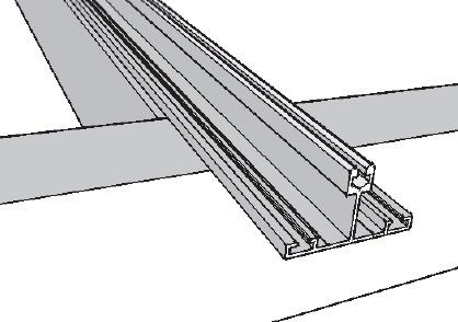 Aluminium Tussenprofiel Lengte Cm I Speciaal Voor Mm Dikke Polycrbonaatplaten